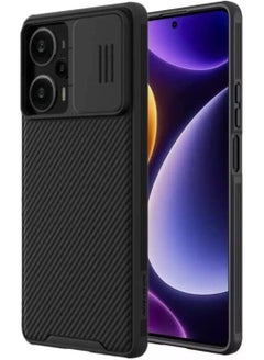 Buy Xiaomi Poco F5 / Redmi Note 12 Turbo Case Camshield Pro Cover with Slide Camera Lens Protection PC Back & TPU Frame Bumper Protection Anti Fingerprint Case in UAE