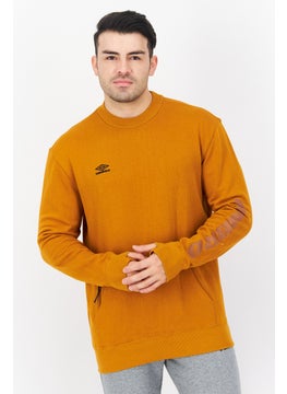 Buy Men Sportswear Fit Long Sleeves Running Sweatshirt, Brown in Saudi Arabia