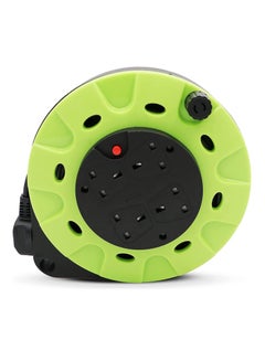 Buy ADMORE Green & Black Power Extension Cord Reel With 4 Socket Power Cable Extensions in UAE