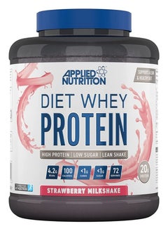 Buy Applied Diet Whey Protein, Strawberry Milkshake Flavor, 1.8 kg, 72 Servings in UAE