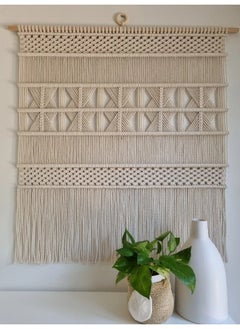 Buy Macrame Wall Hanging Contemporary Geometric Wall Art Handmade in Egypt