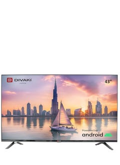 اشتري Divaki 43 Inch LED FHD Smart TV Powered by Android, Netflix, YouTube, Prime Video, HDMI, USB 43CS661V في الامارات