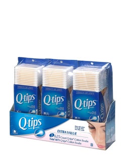 Buy Cotton Swabs, 625 Count Pack of 3 - 1875 Swabs Total in UAE