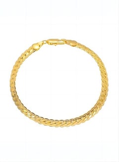 Buy 18K Gold Plated Chain Bracelet in UAE