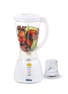 Buy Ohms 2-in-1 Blender With Grinder 450 Watts White in Saudi Arabia