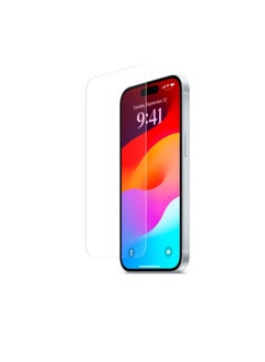 اشتري واقي شاشة ايفون 15 شاشة حماية زجاجية عالية الجودة لهاتف ايفون 15 61 شفاف في السعودية