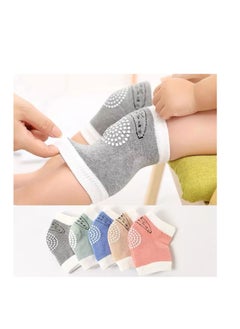 Buy 1 pair of crawling socks for children  safety protectors for the knee or elbow to protect the baby from friction and shock  multicolored childrens knee protectors in Egypt