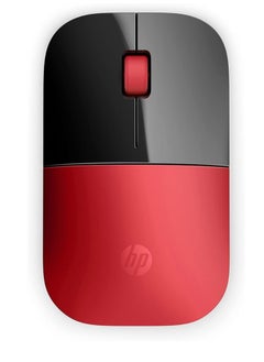 اشتري HP Wireless Optical Mouse Compatible with PC and Laptop V0L82AA - Red Z3700 في مصر