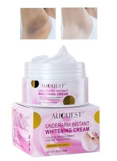 اشتري 50ML Underarm Instant Whitening Cream Whitening Cream for Women for Dark Armpit Body Face Lightening Cream Intimate Skin Cream for Knees Armpit Elbows Private Areas في الامارات