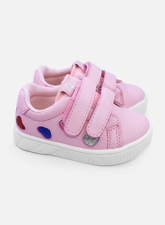 Buy Kids Soft Sole Toddler Sneakers - Pink in Saudi Arabia