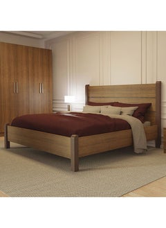 Buy Vigo 5-Piece King Bed Size 210.5 x 120 x 190.5 cm, Mattress Size - 180x200cm in UAE