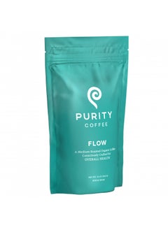 اشتري Purity Coffee FLOW Medium Roast Organic Coffee - USDA Certified Organic Specialty Grade Arabica Whole Bean Coffee - Third Party Tested for Mold, Mycotoxins and Pesticides - 12 oz Bag في الامارات