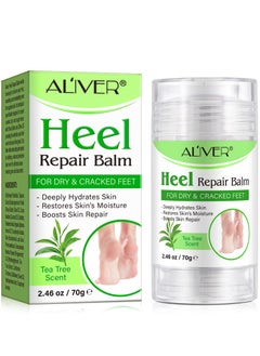 Buy 70g Cracked Heel Repair Balm Tea Tree Extract Foot Cream for Cracked Heels and Dry Skin Cracked Heel Repair Balm with Shea Butter & Olive Oil Hydrates and Softens Dry Feet in UAE