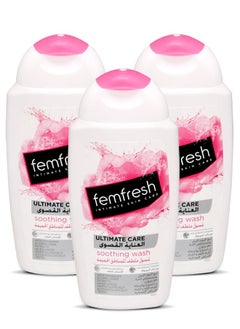 Buy Intimate soothing wash 3x250ml in UAE