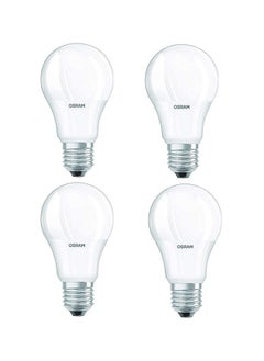 اشتري 4-Piece E27 8.5W Daylight 6500K Screw Base LED Bulb في الامارات