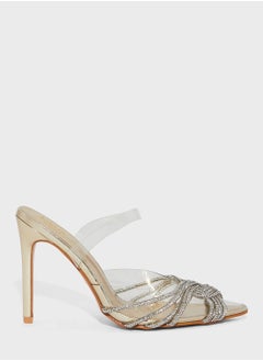 اشتري Diamante Twisted Detail Pointed Pump في الامارات