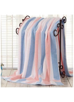 Buy Bath Towel Beach Towel Large Thick Cotton Bath Sheets  Swimming Pool Towels Absorbent 35x71 inch（90x180 cm） (Pink) in UAE