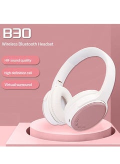 اشتري M MIAOYAN Bluetooth Sports Music Wireless Headphones White في السعودية