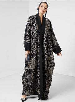 Buy Embroidered Open Abaya in Saudi Arabia