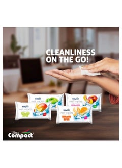 Buy Fruits Pocket Wet Wipes: Refreshing Pack - 15pcs in Saudi Arabia