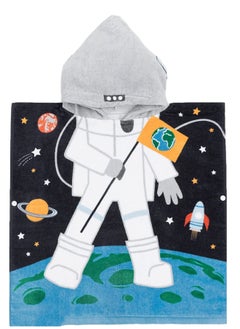 اشتري Kids Hooded Beach Towels 48 x 24inch, Super Absorbent Bath Towel Pool Towel for Boys and Girls 2-5 Years,Perfect for Bath, Pool, Beach, Astronaut Theme في الامارات