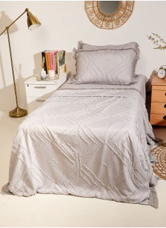 اشتري Broche Tassel Brim Bedding Set Of 4 Piece في الامارات