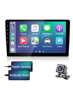 اشتري 9 Inch Android Screen For Car 2GB RAM 32 GB Memory Support Apple Carplay Android Auto Full HD Touch Screen Display built In Bluetooth USB Radio WiFi Play Store Backup Camera included في الامارات