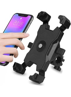 Buy Xspring Bike Phone Holder, Adjustable Anti Shake And Stable 360° Rotation Motorcycle Phone Mount, Bicycle Phone Holder For 4.92-7.09 Inch Cellphone in Saudi Arabia