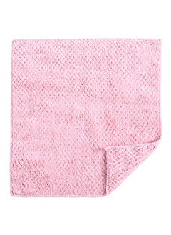 Buy Coral Velvet Absorbent Oil Scouring Pad Cleaning Towel Pink in Saudi Arabia