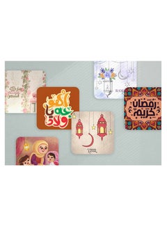 اشتري 6 modern decor coasters with Box في مصر