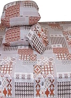 Buy Family Bed 151 Flat Bed sheet Set Cotton 3 pieces size 180 x 250 cm in Egypt