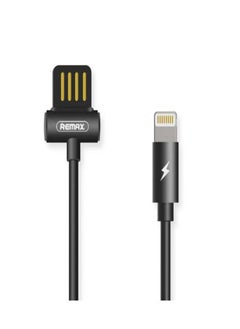 اشتري Remax Lightning Data Cable 1m Black Color في مصر