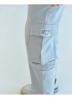 Buy basic-unisex-cargo-pants-grey-1 in Egypt