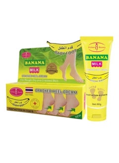 Buy Cracked Heel Cream Foot Care Banana Milk Cream Repair Relieves Rough Dry Skin in UAE