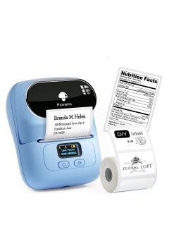 اشتري Phomemo M110 Portable Thermal Label Printer Bluetooth Connection Apply For Labeling Shipping Office Cable Retail Barcode And More في الامارات