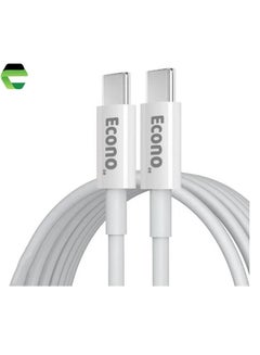 Buy USB-C to USB-C cable PD Type fast charging cable, 3A Type-C to Type-C cable, 5A/20V/100W in UAE