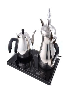 اشتري Luxury electric dallah coffee and tea set GA-C94845 silver في السعودية