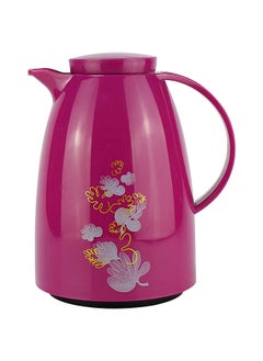 اشتري Vacuum Flask Leak Proof Thermos Jug Keeps Beverages Hot Maroon C2615 1.5 L في الامارات