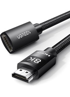 Buy UGreen HD151 0.5M, 8K, 60hz, HDMI 2.1 Extension Cable - Black (40400) in Egypt