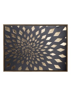 اشتري Erst Framed Handpainted Wall Art, Black & Gold – 75x100 cm في الامارات