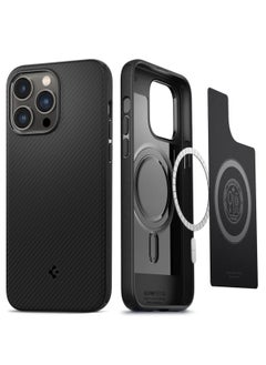 Buy Magnetic Charging Phone Case For Apple iphone14 Pro Max 6.7 inch Matte Black in Saudi Arabia