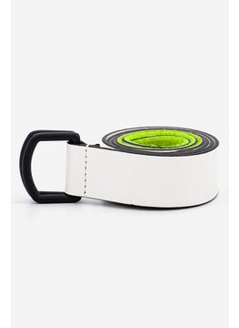 اشتري Women Synthetic Leather Belt, White في السعودية