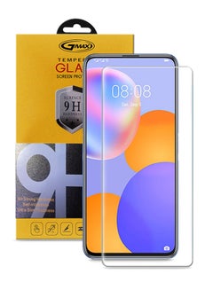 Buy 9H Ultra HD Curved Edges Case Friendly Full Glue Tempered Glass Screen Protector For Huawei Y9a Clear in Saudi Arabia