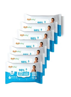 Buy Baby Wipes Offers Combo Wet Wipes With Lid;Water Wipes For Newborn Babies Pack Of 7 (504 Wipes) in UAE