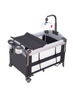 Buy Crib Foldable Portable Multifunctional Baby Bassinet Portable Mobile in UAE