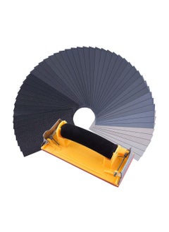 Buy Sandpaper, 48 Sheet Grits, Wet and Dry Sandpaper with Sandpaper Holder 120 to 7000 Assorted Grit Waterproof Sandpaper for Automotive Polishing Wood and Furniture Finishing Metal Sanding in UAE