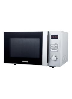 Buy TORNADO Microwave Solo 25 Liter 900 Watt 8 Menus Silver TMD-25SE-S in Egypt