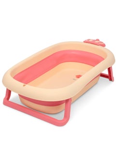 Buy Nurtur Collapsible Baby Bathtub   Mini swimming pool bather for baby with Non slip design Orange in Saudi Arabia