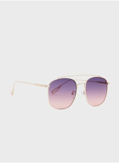 Buy Casual Ombre Len Aviator Sunglasses in UAE