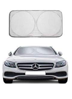 Buy Car Windshield Sun Shade for UV Rays and Sun Heat Protection for Interior Accessories in Saudi Arabia